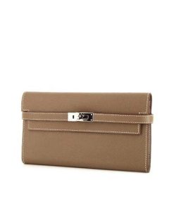 Hermes Kelly Classic Wallet ?toupe H051300Cc18
