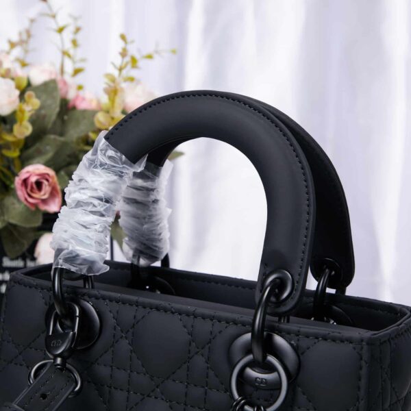 Dior Lady My Abcdior Black Bag 20Cm M0538Sloi_M989 - Image 4