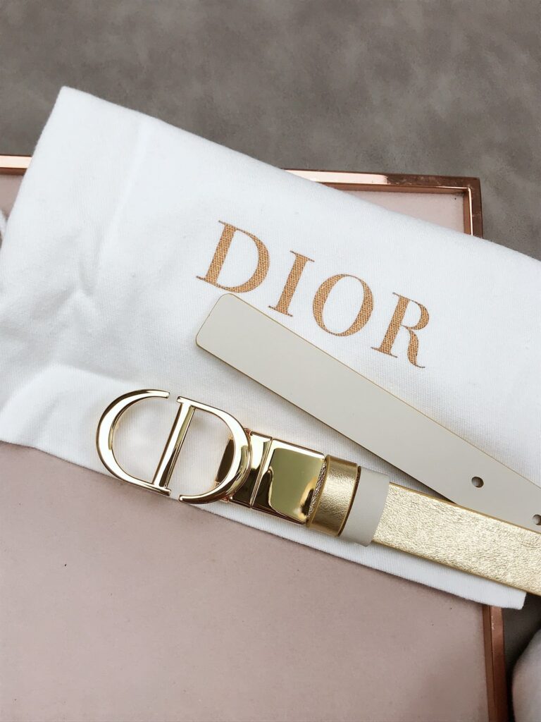 Dior 30 Montaigne Reversible Belt White 2Cm B0178Uwgb M01E - Image 5
