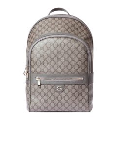 Gucci Ophidia Medium Backpack Grey 43Cm 821938 Faefh 8793