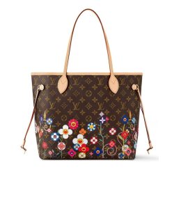Louis Vuitton X Takashi Murakami Neverfull Mm Superflat Brown 32Cm