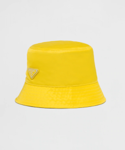 Prada Renylon Bucket Hat Sliver Yellow