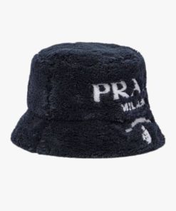 Prada Bucket Hats Wide-Brimmed Hats Black