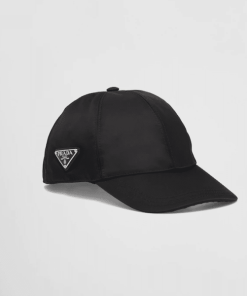 Prada Renylon Baseball Cap Black