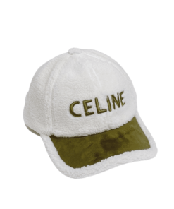 Celine Autumn And Winter Hat Green And White