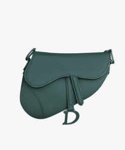 Dior Saddle Smooth Leather Dark Green