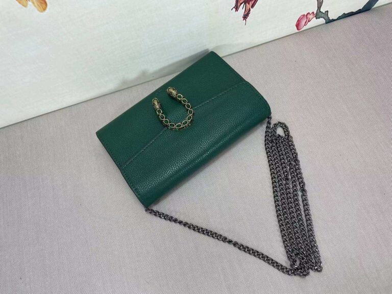 Gucci Women'S Dionysus Gg Supreme Chain Bag Green 20Cm 401231 Caogx 3120 - Image 5