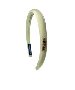 Prada Small Prada Milano Headband With Gold Hardware In Light Green