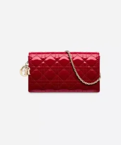 Dior Lady Pouch  Cherry Red S0204Ovrb_M323