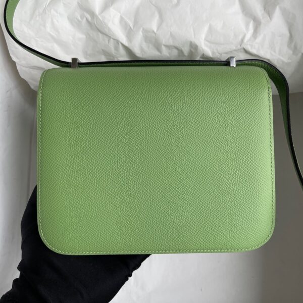Hermes Constance Epsom 3I Avocado Green Crocodile &Amp; Lizard Buckle 18Cm - Image 2