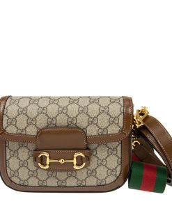 Gucci Horsebit 1955 Mini Bag Supreme Canvas 658574 Huhhg 8565