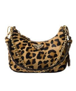 Prada Re Edition Printed Leather Mini Bag Honey 22Cm 1Bc204 2C7B F0151 V Qom