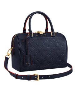 Louis Vuitton Speedy Bandouli?re 25 In Monogram Empreinte Navy 25Cm