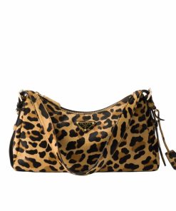 Prada Aim?e Medium Printed Leather Shoulder Bag Honey 39Cm 1Bc229 2C7B F0151 V Lvm