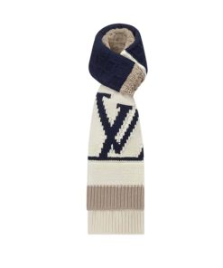 Louis Vuitton Cable Scarf Blue M79445