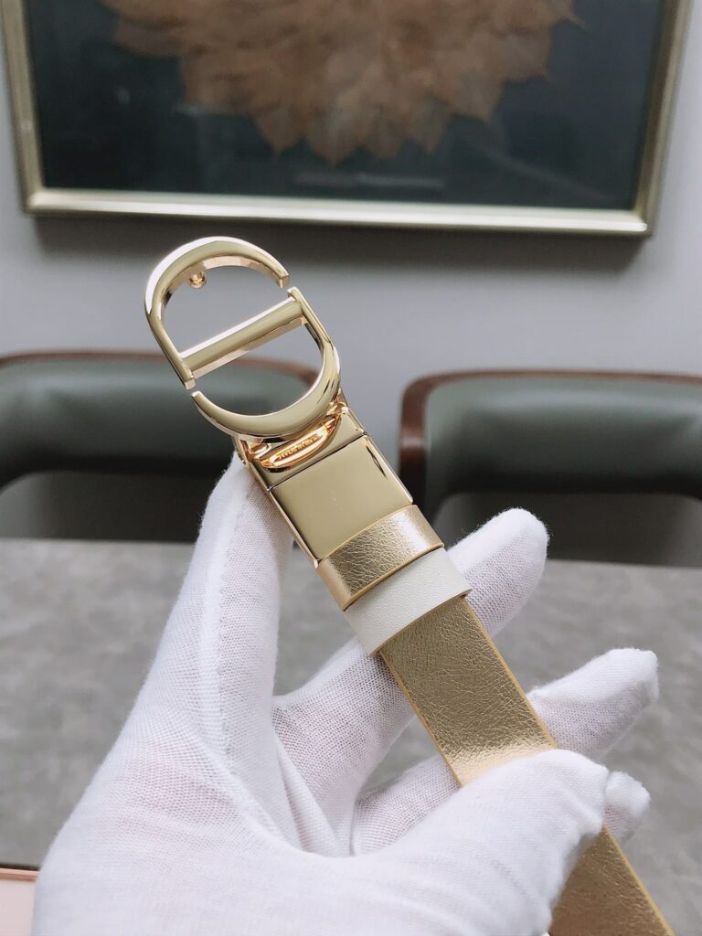 Dior 30 Montaigne Reversible Belt White 2Cm B0178Uwgb M01E - Image 9