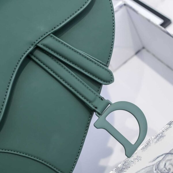 Dior Saddle Smooth Leather Dark Green - Image 2