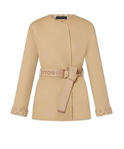 Louis Vuitton Signature Short Double Face Wrap Coat