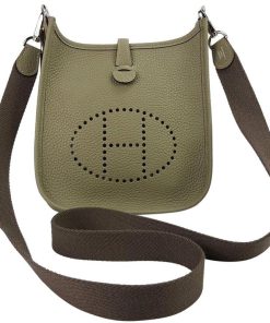 Hermes Evelyne 16 Amazone Olive Green Bag 16Cm