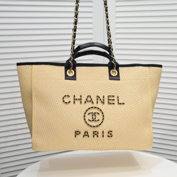 Chanel Deauville Large Shopping Tote 38Cm - Image 6
