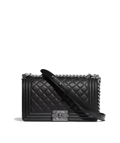 Chanel Boy Handbag Black A67086