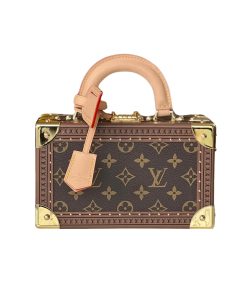 Louis Vuitton Lv Valisette Tresor Trunk Monogram 22Cm
