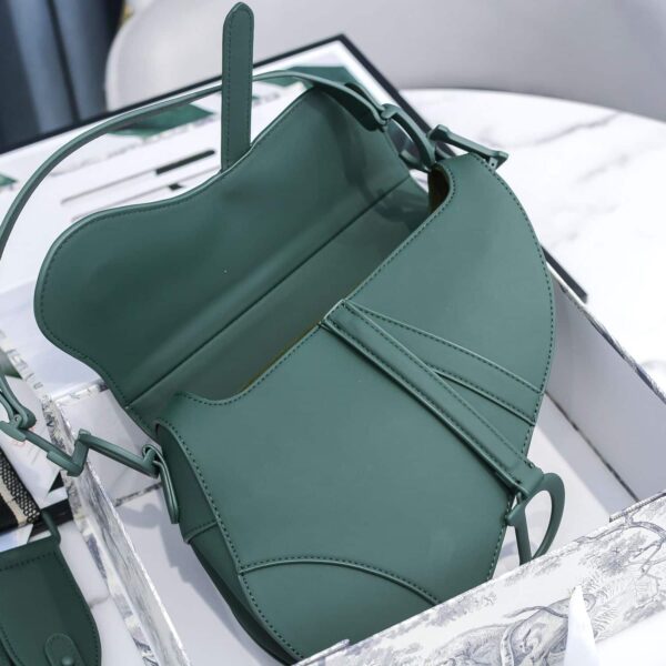 Dior Saddle Smooth Leather Dark Green - Image 3