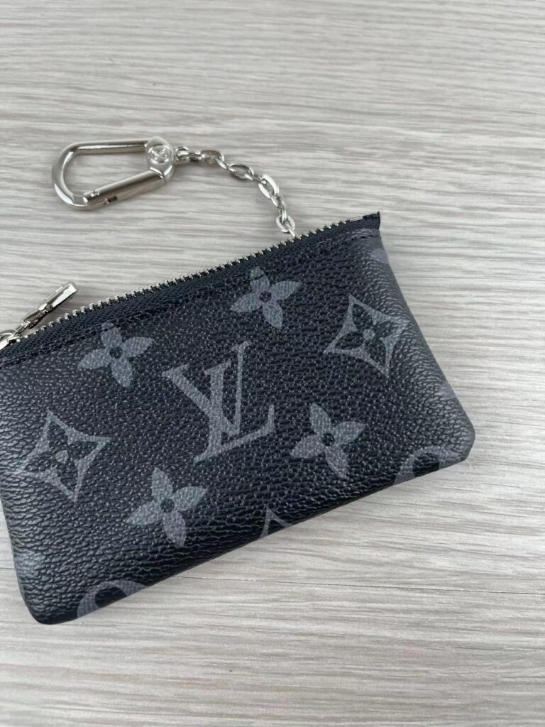 Louis Vuitton Monogram Key Pouch Black M62650 - Image 2