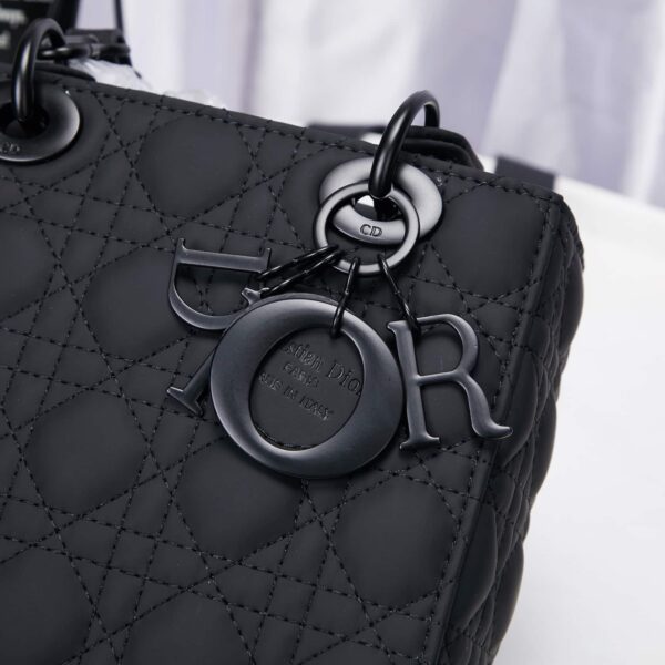 Dior Lady My Abcdior Black Bag 20Cm M0538Sloi_M989 - Image 5