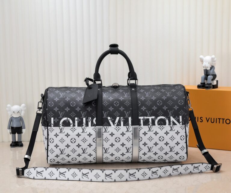 Louis Vuitton Keeppall Bandouliere Monogram Eclipse Outdoor Split 50 M43412 - Image 2
