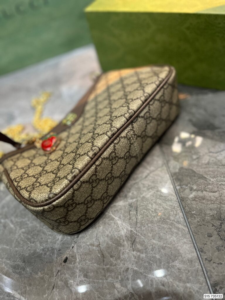 Gucci Ophidia Gg Small Handbag Beige 735132 Fable 9442 - Image 4