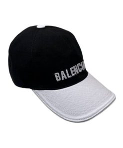 Balenciaga Logo Front Cap Black