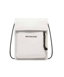 Balenciaga Explorer Small Pouch With Strap In White 19Cm 532298Db5059003