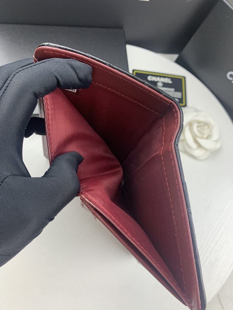 Chanel Black Quilted Lambskin Classic Long Flap With Silver Hardware Wallet 19.5Cm - Image 2