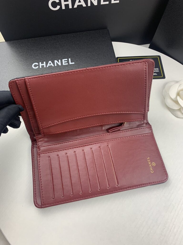 Chanel Black Quilted Lambskin Classic Long Flap Wallet 19.5Cm - Image 4