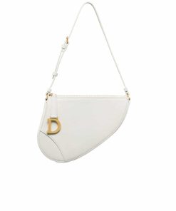 Dior Saddle Rodeo Pouch White 20Cm S5909Cceh M030