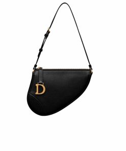 Dior Saddle Rodeo Pouch Black 20Cm S5909Cceh M900