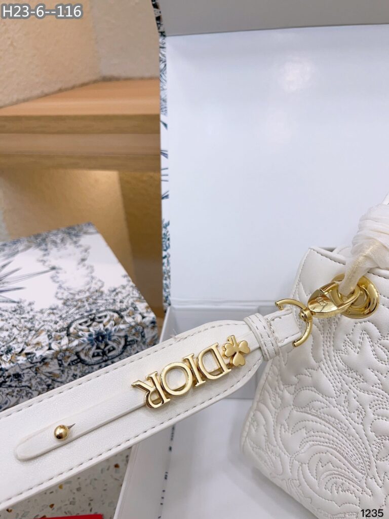 Dior Small Lady Dior My Abcdior Bag Latte Quilted Effect Lambskin With Ornamental Motif 20Cm M0538Ootb M030 - Image 8