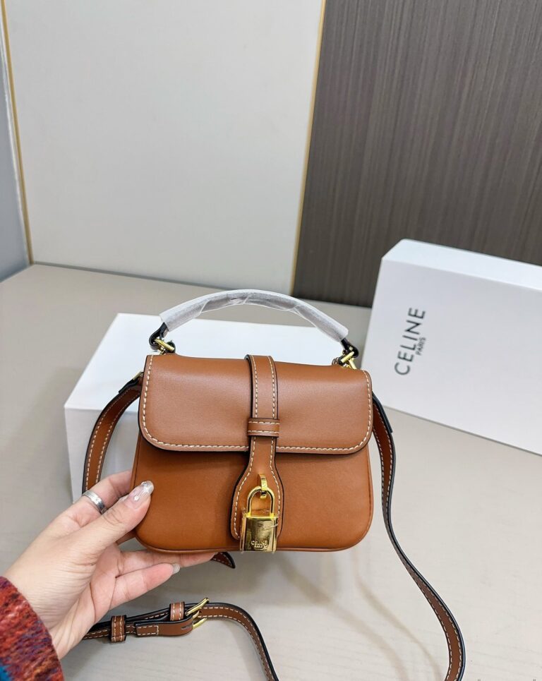 Celine Mini Tabou In Smooth Calfskin Tan 17Cm 10L343Fb6 04Lu - Image 2