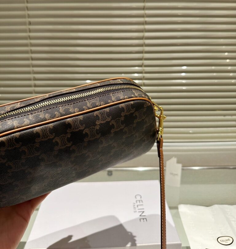 Celine Multi Bag In Triomphe Canvas And Calfskin Tan 26Cm 114122Bzj 04Lu - Image 7