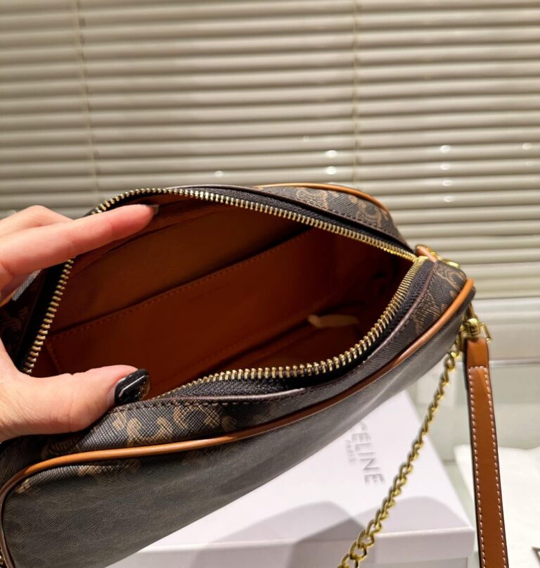 Celine Multi Bag In Triomphe Canvas And Calfskin Tan 26Cm 114122Bzj 04Lu - Image 8