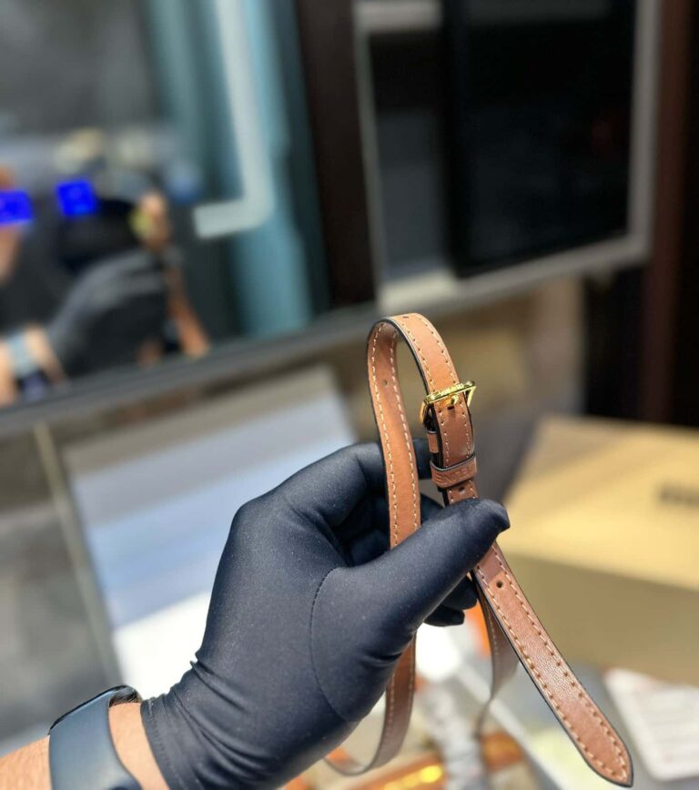 Celine Small Boston Cuir Triomphe In Triomphe Canvas And Calfskin Grege 19Cm  113772Flc 02Gr - Image 8