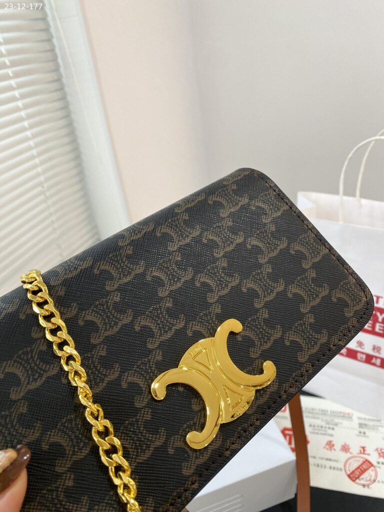 Celine Multipochette In Triomphe Canvas And Calfskin Tan 20Cm 10L972Dqb 04Lu - Image 10