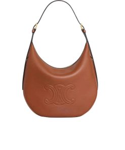 Celine Heloise Bag In Supple Calfskin Brown 24Cm 114713Flh 04Lu