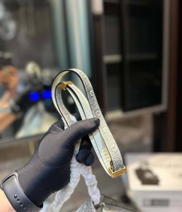 Celine Small Classic Bag In Lizard White 18Cm - Image 9