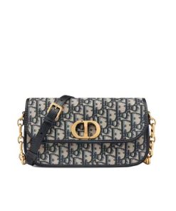 Dior 30 Montaigne Avenue Bag Blue Dior Oblique Jacquard 23Cm M9260Utzr M928