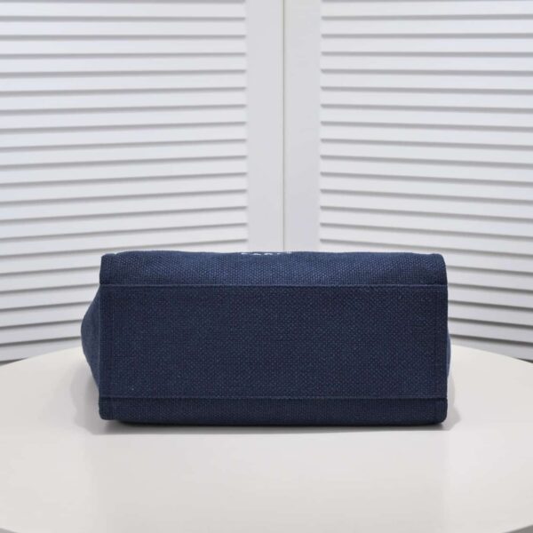Chanel Deauville Shopping Tote Bag Dark Blue 39Cm - Image 5
