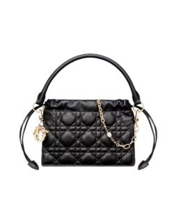 Dior Lady Dior Milly Mini Bag Black 19Cm S0981Onmjm900