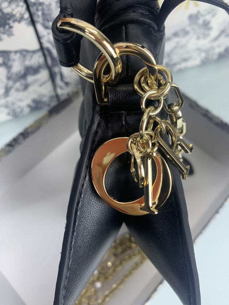 Dior Lady Dior Milly Mini Bag Black 19Cm S0981Onmjm900 - Image 3