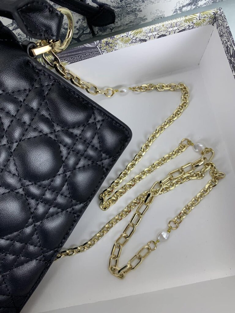 Dior Lady Dior Milly Mini Bag Black 19Cm S0981Onmjm900 - Image 7